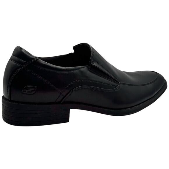 Skechers Men’s Classic Fit Slip-On Shoes Black 9.5 Air-Cooled Memory Foam Causal - Picture 13 of 16
